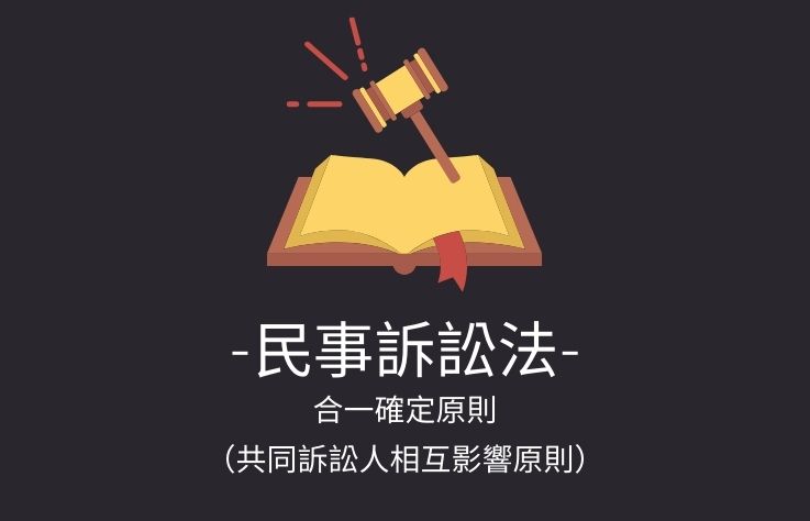 民事訴訟法名詞解釋第56條合一確定原則（共同訴訟人相互影響原則）